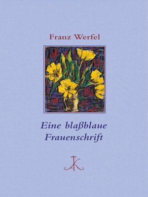 cover image of Eine blaßblaue Frauenschrift